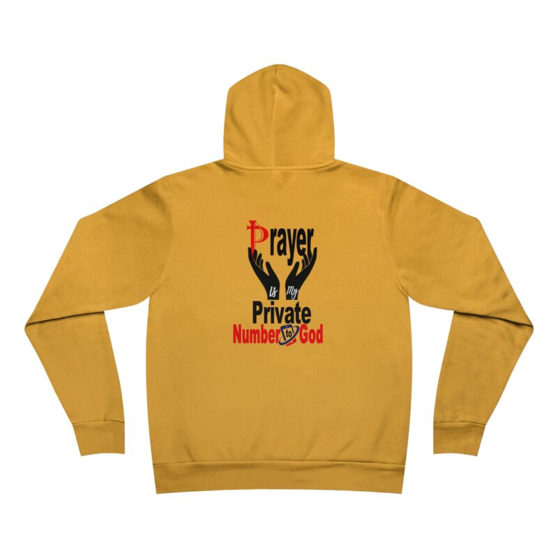 Unisex Prayer Hoodie - Private Number of God Design - Image 4