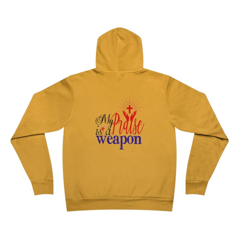 Inspirational Unisex Pullover Hoodie - My Praise is a Weapon - Image 6