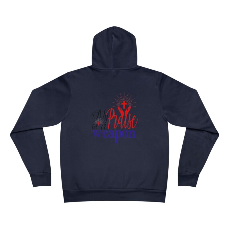 Inspirational Unisex Pullover Hoodie - My Praise is a Weapon - Image 8