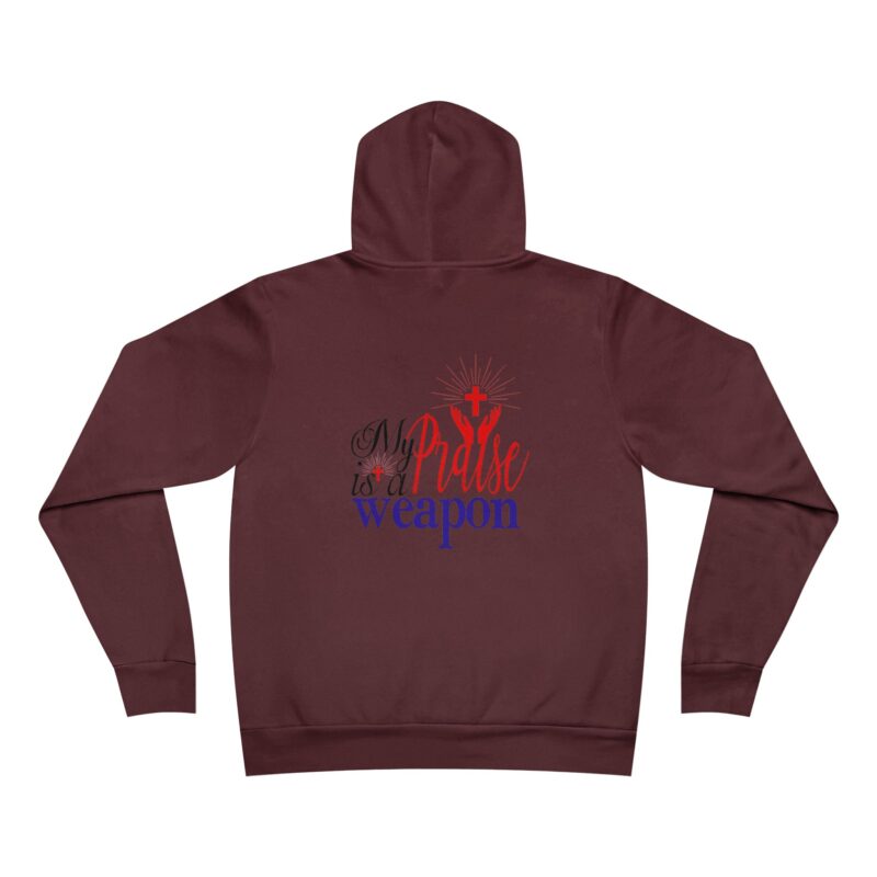 Inspirational Unisex Pullover Hoodie - My Praise is a Weapon - Image 10