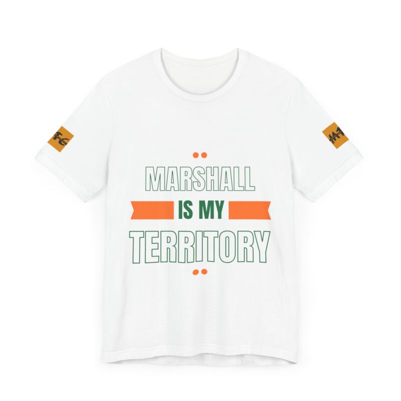 Unisex Jersey Tee - "Marshall Is My Territory" - Perfect for Game Day and Team Spirit - Image 3